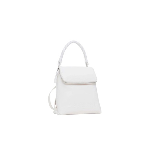 Desigual Women's White Polyethylene Backpack - One Size - Main Image