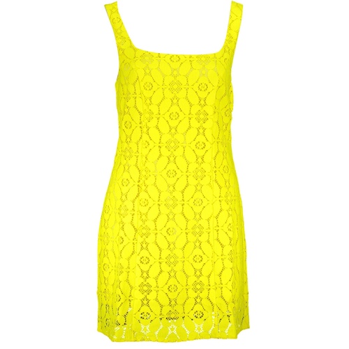 Desigual Women's Yellow Polyester Dress - L - Main Image