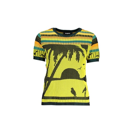 Desigual Women's Yellow Viscose Shirt - M - Main Image