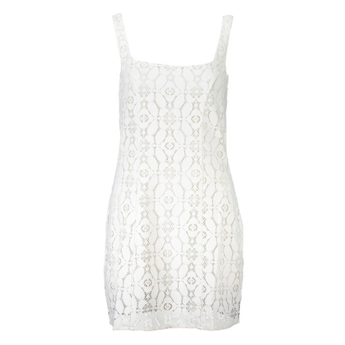 Desigual Women's White Polyester Dress - XL - Main Image