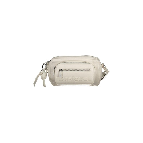 Desigual Women's White Polyethylene Handbag - One Size - Main Image
