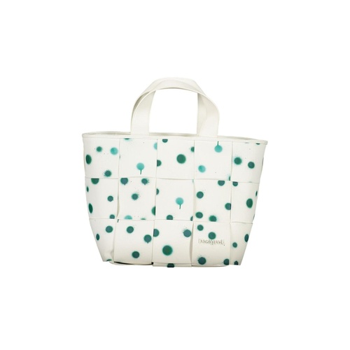 Desigual Women's White Polyethylene Handbag - One Size - Main Image