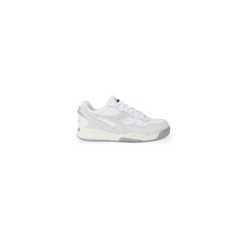 Diadora Men's White Synthetic Leather Sneaker - 44 EU - Main Image