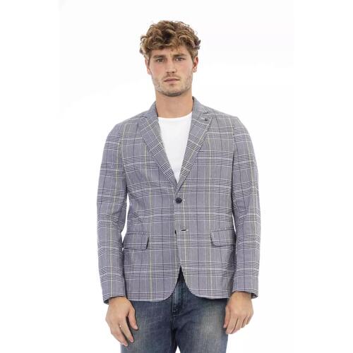 Classic Button Closure Fabric Jacket with Front Pockets 48 IT Men - Main Image