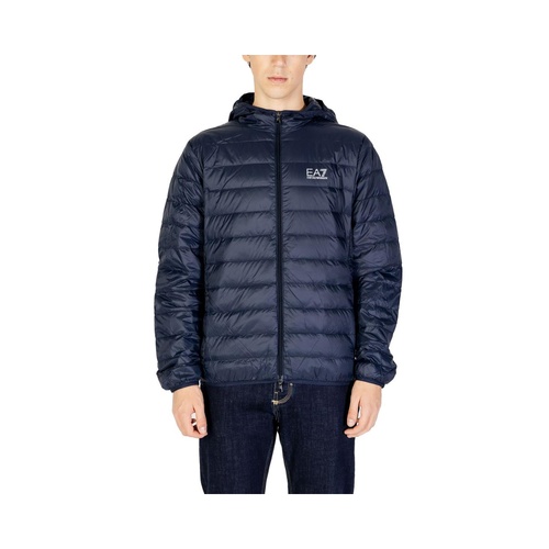 EA7 Emporio Armani Men's Blue Polyamide Jacket - 46 IT - Main Image