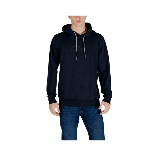 EA7 Emporio Armani Men's Blue Cotton Sweater - 46 IT - Main Image