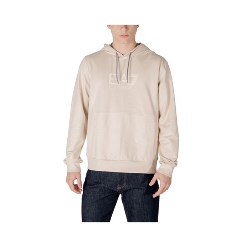 EA7 Emporio Armani Men's Beige Cotton Sweater - 46 IT - Main Image