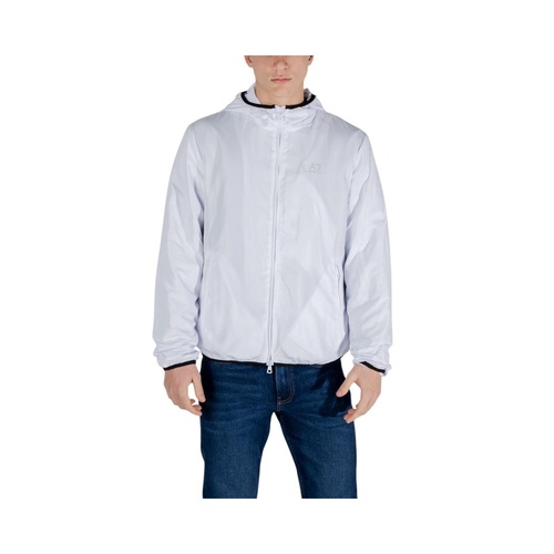 EA7 Emporio Armani Men's White Polyester Jacket - 46 IT - Main Image