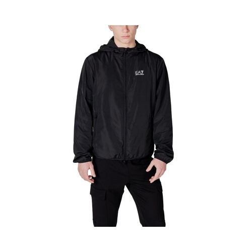 EA7 Emporio Armani Men's Black Polyester Jacket - 48 IT - Main Image