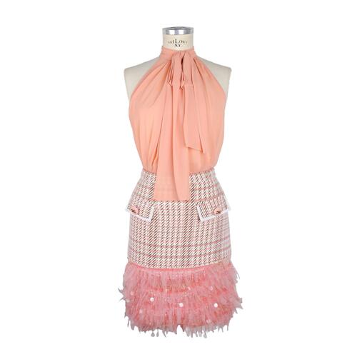 Elisabetta Franchi 2-Pocket Sequin Dress with Removable Top and Skirt 40 IT Women - Main Image