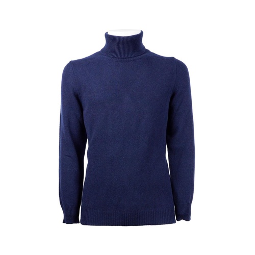Emilio Romanelli Men's Blue Cashmere Sweater - M - Main Image
