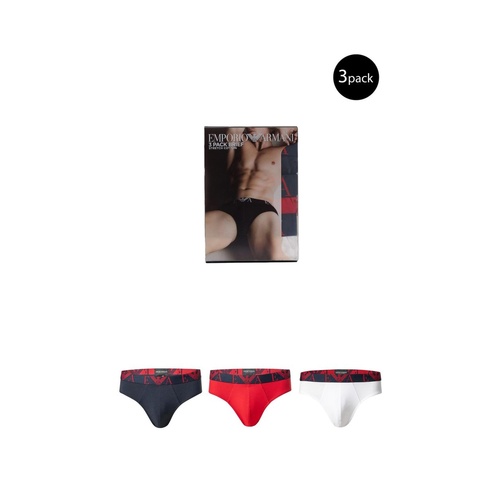 Emporio Armani Underwear Men's Red Cotton Underwear - 44 IT - Main Image