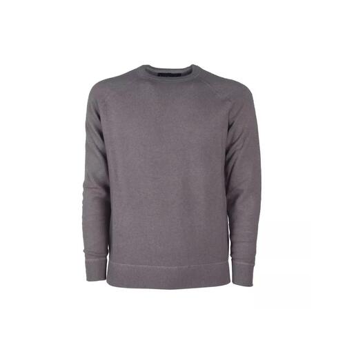 Pure Cashmere Raglan Sweater - Slim Fit Grey 50 IT Men - Main Image