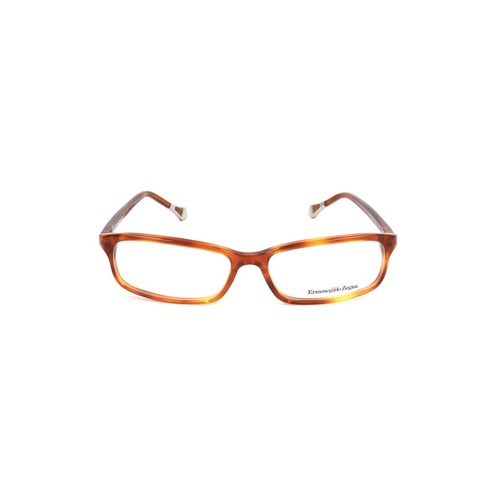 Ermenegildo Zegna Unisex's Brown Plastic Frames - One Size - Main Image