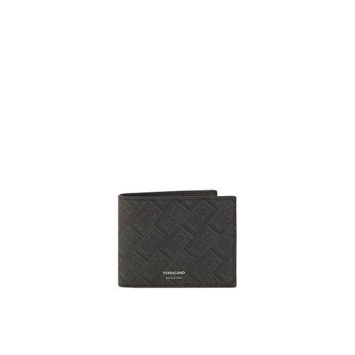 Ferragamo Men's Gancini pattern leather Wallet - One Size - Main Image
