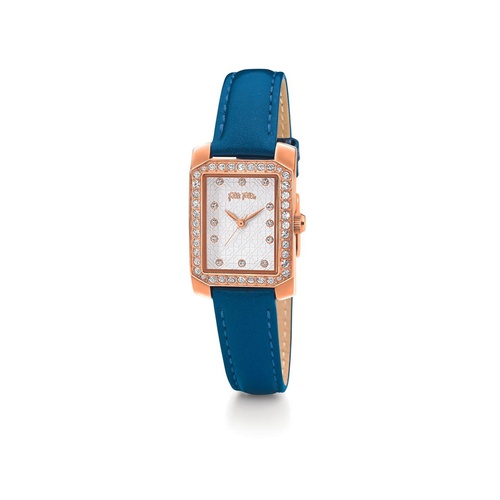 Folli Follie Women's Blue Leather Watch - One Size - Main Image