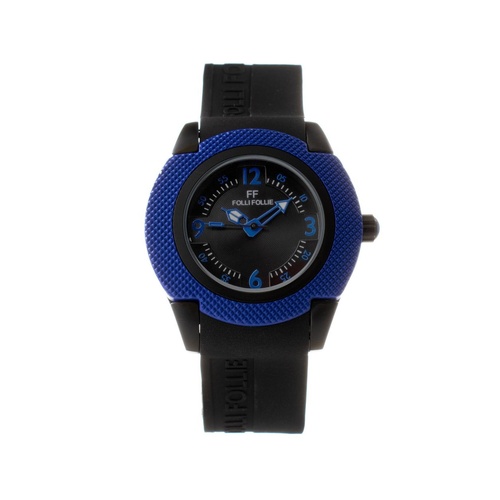 Folli Follie Women's Black Silicone Watch - One Size - Main Image