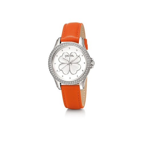 Folli Follie Women's Orange Leather Watch - One Size - Main Image
