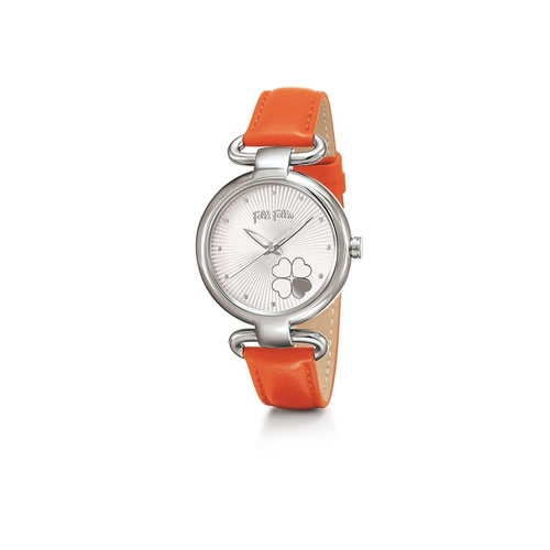Folli Follie Women's Orange Leather Watch - One Size - Main Image