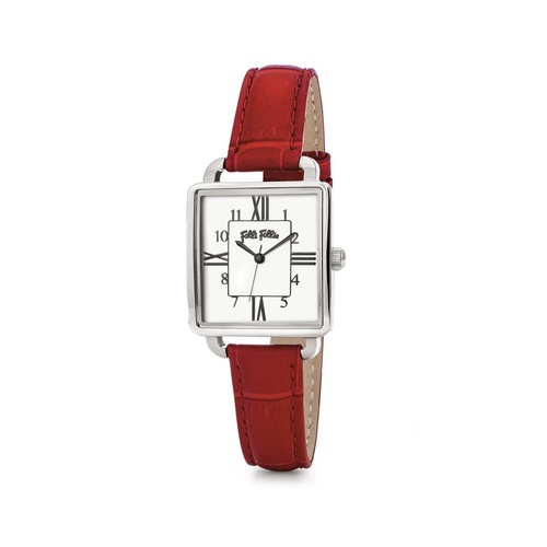 Folli Follie Women's Red Leather Watch - One Size - Main Image