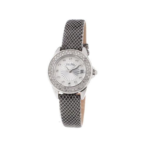 Folli Follie Women's Gray Leather Watch - One Size - Main Image