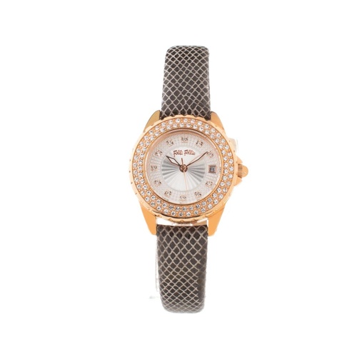Folli Follie Women's Gray Leather Watch - One Size - Main Image