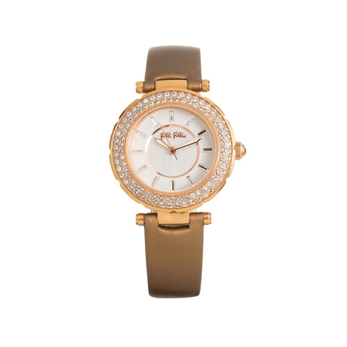 Folli Follie Women's Brown Leather Watch - One Size - Main Image