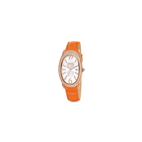 Folli Follie Women's Orange Leather Watch - One Size - Main Image