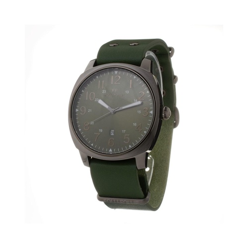 Folli Follie Men's Green Leather Watch - One Size - Main Image
