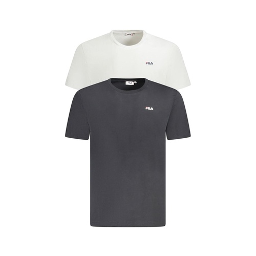 Fila Men's White Cotton  T-Shirt - M - Main Image