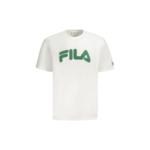Fila Men's White Cotton  T-Shirt - XL - Main Image