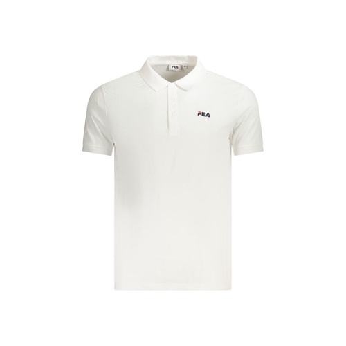 Fila Men's White Cotton  Polo Shirt - M - Main Image