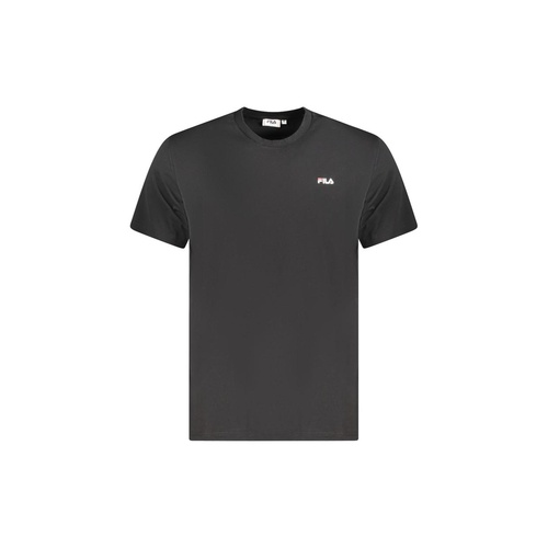 Fila Men's Black Cotton  T-Shirt - 2XL - Main Image