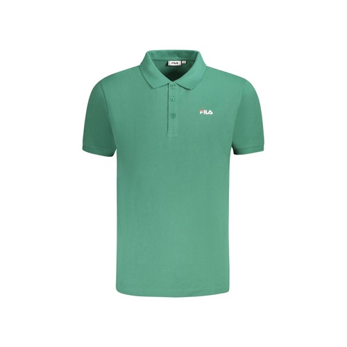 Fila Men's Green Cotton  Polo Shirt - S - Main Image
