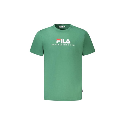 Fila Men's Green Cotton T-Shirt - S - Main Image