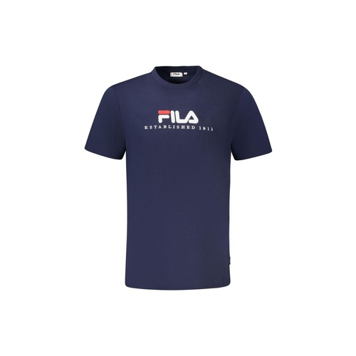 Fila Men's Blue Cotton T-Shirt - S - Main Image