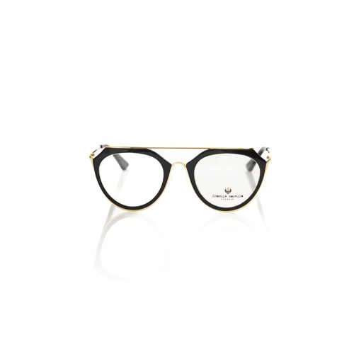 Frankie Morello Women's Aviator-Style Chic Eyeglasses with Gold Accents - One Size - Main Image