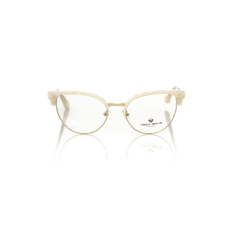 Frankie Morello Women's Elegant Mother Of Pearl Clubmaster Eyeglasses - One Size - Main Image