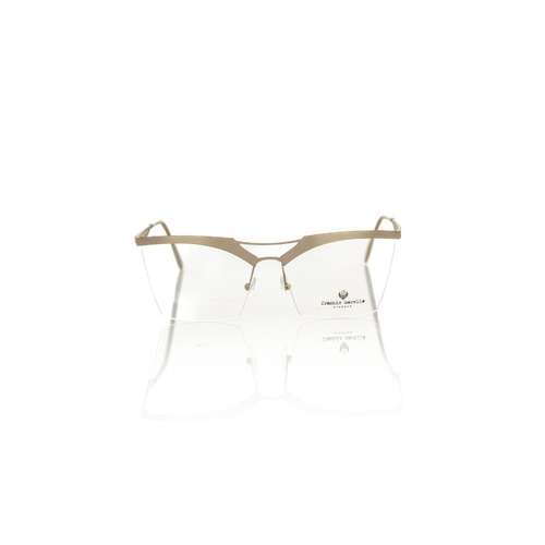 Frankie Morello Women's Glitter Brown Clubmaster Eyeglass Frames - One Size - Main Image