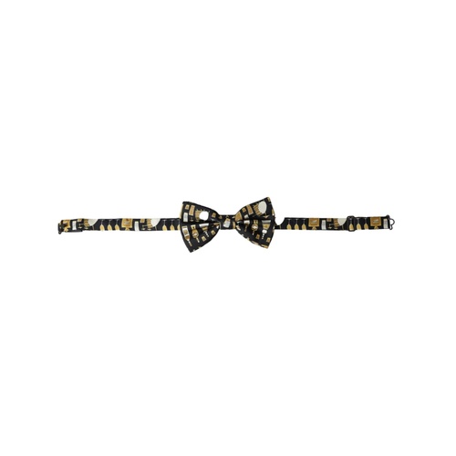 Dolce & Gabbana Men's Black Silk Cocktail Adjustable Neck  Bow Tie - One Size - Main Image