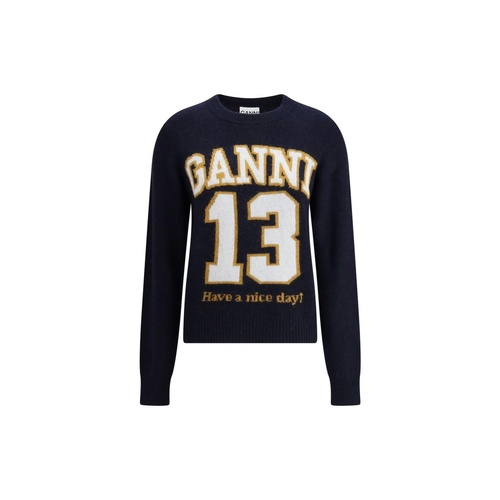 Ganni Women's Baseball Sweater - S - Main Image