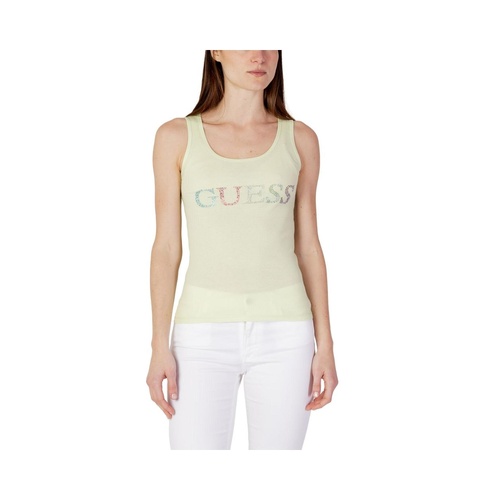 Guess Women's Green Cotton Tops & T-Shirt - 42 IT - Main Image