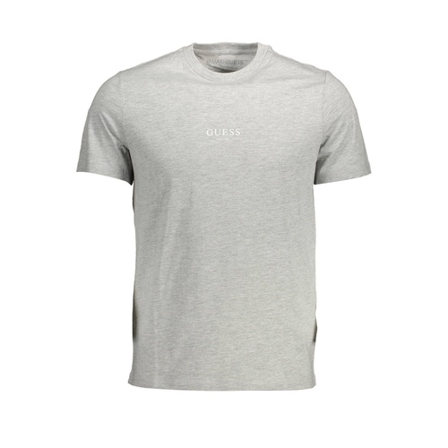 Guess Jeans Men's Chic Gray Slim Fit Organic Cotton Tee - 2XL - Main Image