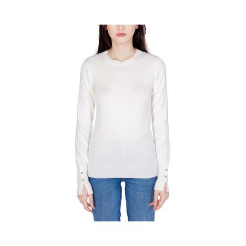 Guess Women's White Cotton Tops & T-Shirt - 44 IT - Main Image