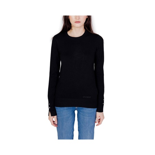 Guess Women's Black Cotton Tops & T-Shirt - 40 IT - Main Image