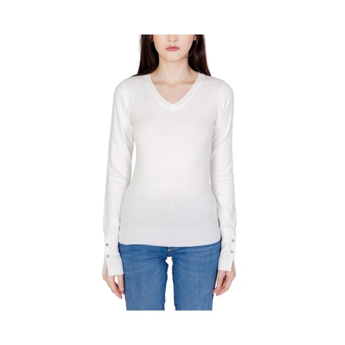 Guess Women's White Cotton Tops & T-Shirt - 44 IT - Main Image
