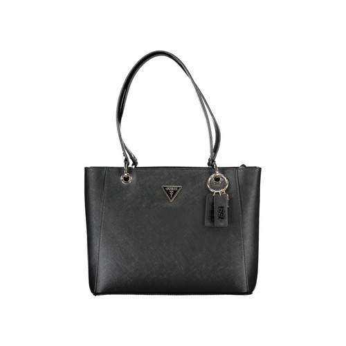 Guess Jeans Women's Black Polyethylene Handbag - One Size - Main Image