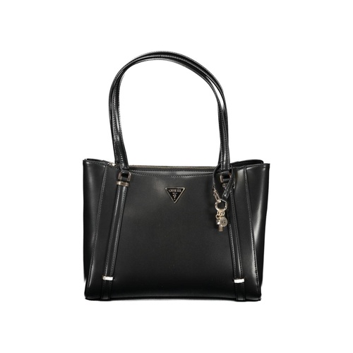 Guess Jeans Women's Black Polyethylene Handbag - One Size - Main Image