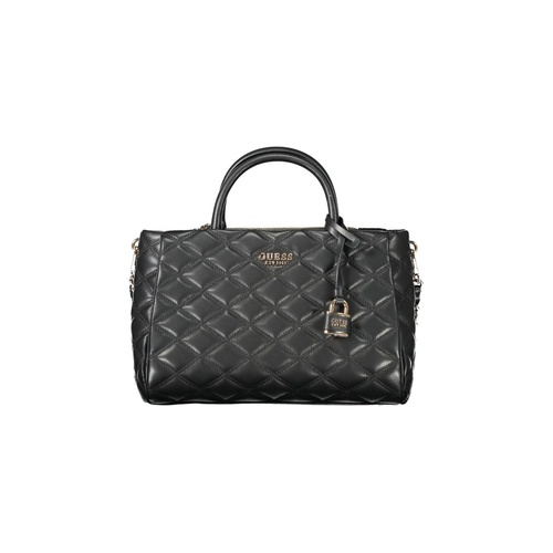 Guess Jeans Women's Black Polyethylene Handbag - One Size - Main Image