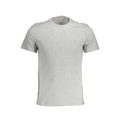 Guess Jeans Men's Chic Gray Slim Fit Logo Tee for  - 2XL - Main Image